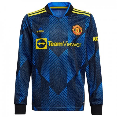 Manchester United Dres Treći 2021/22 Dugim Rukavima Manchester United Dres Treći 2021/22 Dugim Rukavima